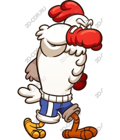 Boxing chicken