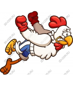  Chicken cartoon-boxer