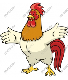  Adorable cartoon rooster