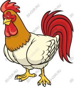  Adorable cartoon rooster