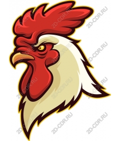 Rooster head