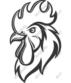 Rooster - courageous farm art