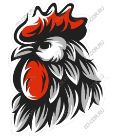 Rooster head