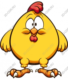  Cartoon chicken