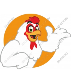  Whimsical character-chicken
