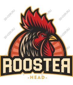 Rooster head