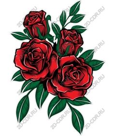  Elegant red roses