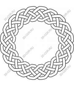 Frame with Celtic knot