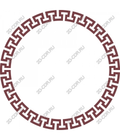  Elegant geometric round fringe