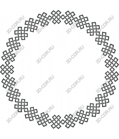 Geometric decorative frame
