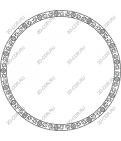  Elegant round Greek key