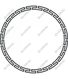 Round Greek key