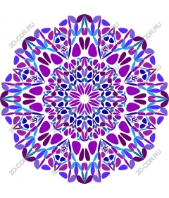 Floral mandala