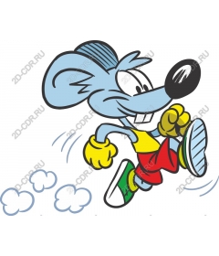 Fun blue mouse