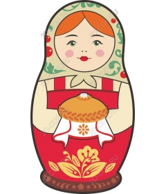  Traditional Russian matryoshka