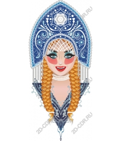  Traditional Russian folk character