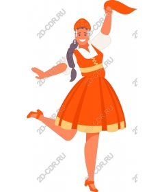  Bright traditional dancer