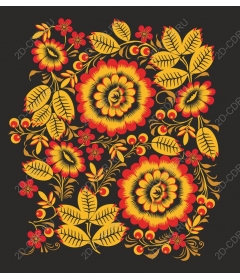  Bright floral