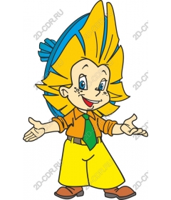 Funny cartoon character