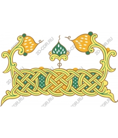  Elegant braided flower pattern