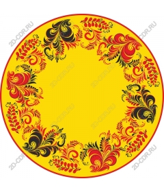 Floral decorative - and