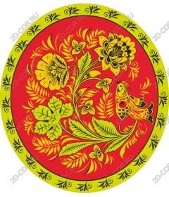 Floral folk art