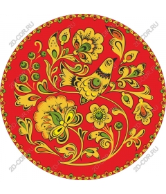 Folk art flora and fauna