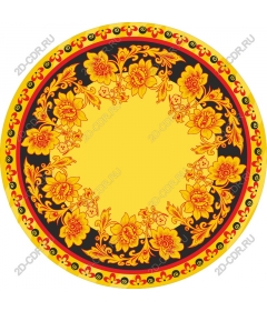  Bright floral round