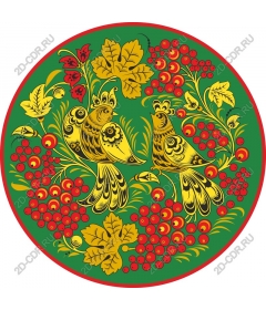  Bright folk clipart bird