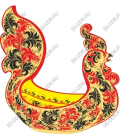 Intricate stylized cock