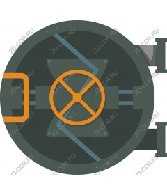  A classic vault door