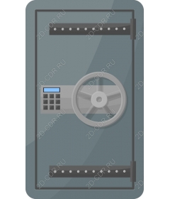 Secure vault door