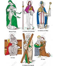 Iconic Saints Set-Set