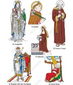 Set of Saints-Cliparts