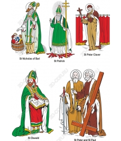 Set of Holy Saints-Collection