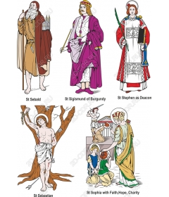 Historical Holy Set-cliparts