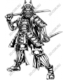  Fierce warrior-samurai