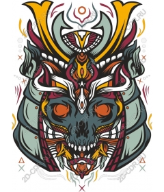  Bright skeleton-warrior