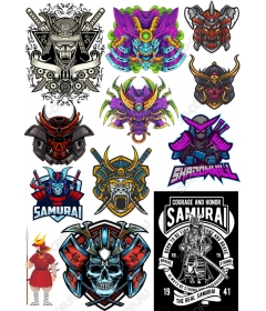 Samurai Set - 12 iconic samurai characters