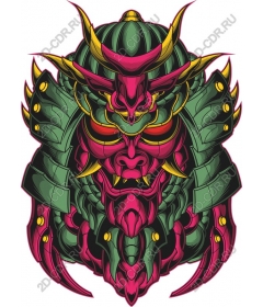 The mask of the mythical warrior
