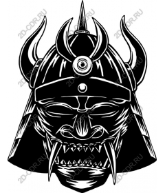 Mask fierce warrior