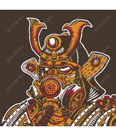 The warrior-samurai mask