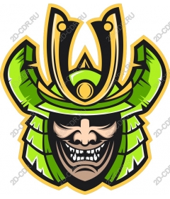  A ferocious samurai helmet