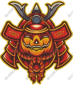 Samurai fancy pumpkin