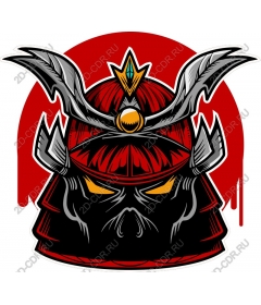  A ferocious samurai helmet
