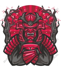  Fierce warrior-samurai