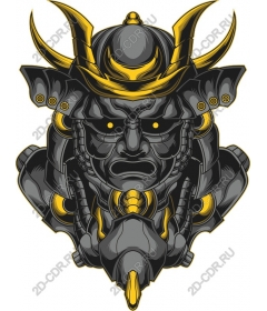  A ferocious samurai helmet