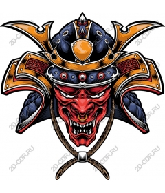  A ferocious samurai helmet