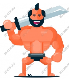  Brawny warrior