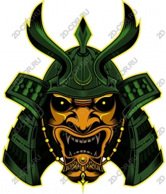  A ferocious samurai helmet